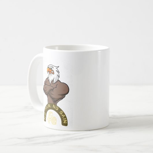 痛みも全く無い コーヒーマグカップ (正面左)