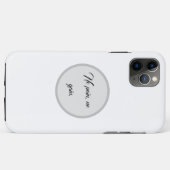 痛みも無し | GYMモチベーション引用文 |リグ Case-Mate iPhoneケース (裏面(横))