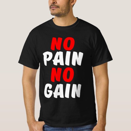 痛みも無し Tシャツ (正面)