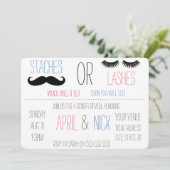 痛みや発疹ジェンダーの明らかにする招待状 招待状 (スタンド正面)