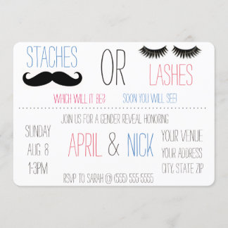 痛みや発疹ジェンダーの明らかにする招待状 招待状