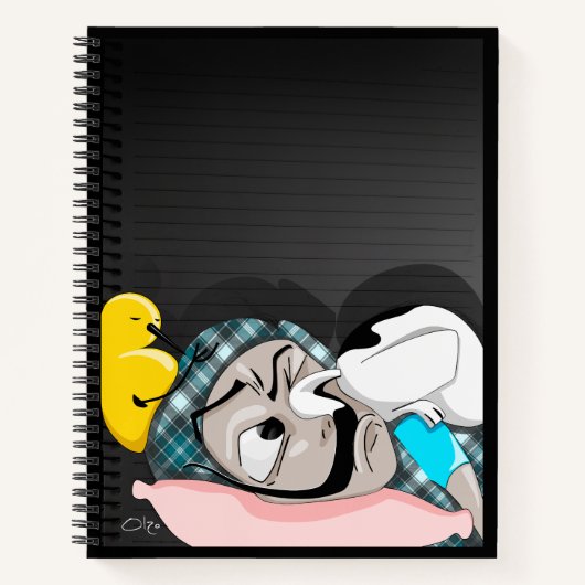 痛みを伴う瞬間 ノートブック (正面)