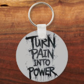 痛みを力に変える キーホルダー (正面)