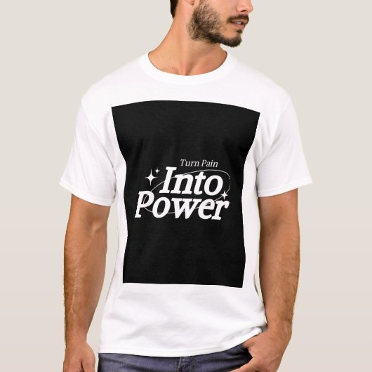 痛みを力に変える Tシャツ (正面)
