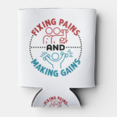 痛みを取り除き利益を上げる物理的セラピスト 缶クーラー (正面)