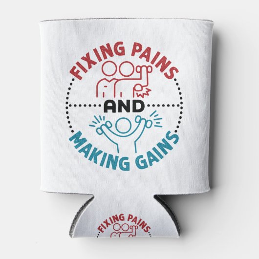 痛みを取り除き利益を上げる物理的セラピスト 缶クーラー (正面)