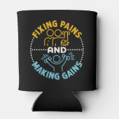 痛みを取り除き肉体的なセラピスト 缶クーラー (裏面)