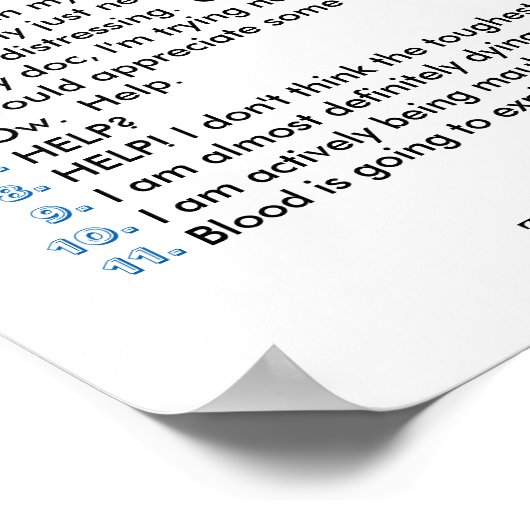 痛みを和らげる ポスター (角)