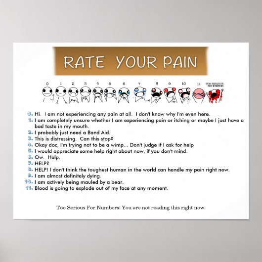 痛みを和らげる ポスター (正面)