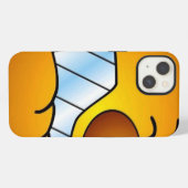 痛みを感じています - 笑顔 iPhoneケース (裏面横)