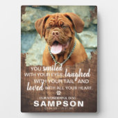 痛みを癒す古材のペット追悼写真記念品 フォトプラーク (正面)