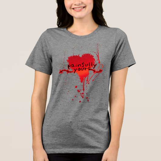 痛みを込めてあなたに トライブレンドTシャツ (正面)
