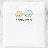 痛みドーナツVersion 2のシール ラウンドシール (バッグ)