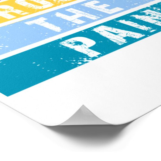 痛みプレミアムを突き抜ける ポスター (角)