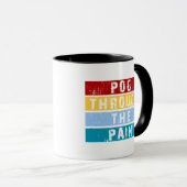 痛みプレミアムを突き抜ける マグカップ (正面右)