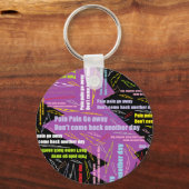 痛み遠くに キーホルダー (正面)