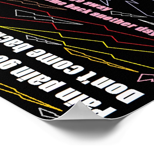 痛み遠くに ポスター (角)