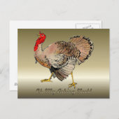 痛み首のトルコ ポストカード (正面/裏面)