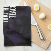 痛み – トレーニング感動的ワード – Kettlebell キッチンタオル (四つ折り)