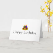 痛み、悲惨さ、苦しみ カード (黄色い花)