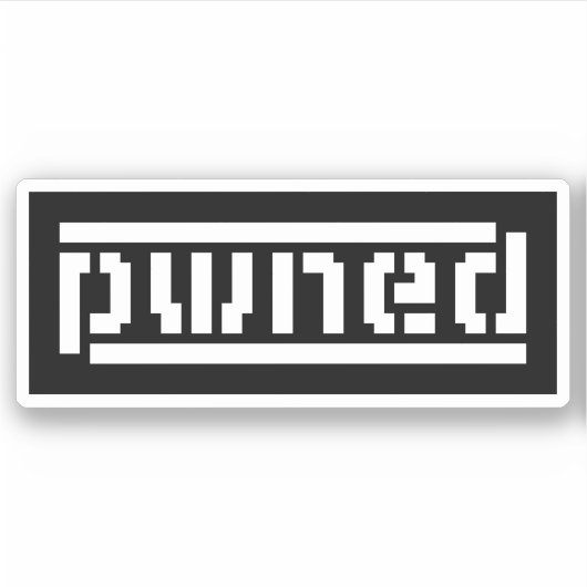 痛んだ シール (正面)