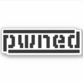 痛んだ シール (正面)