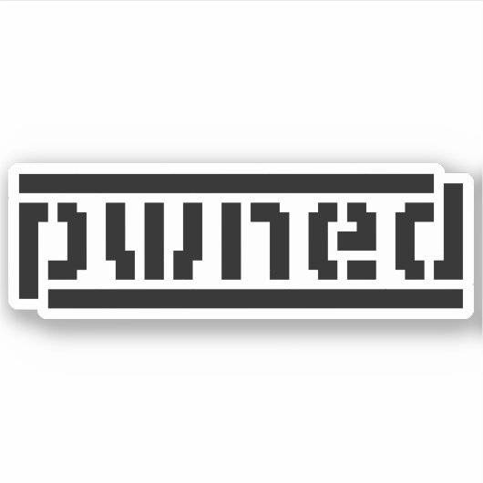 痛んだ シール (正面)