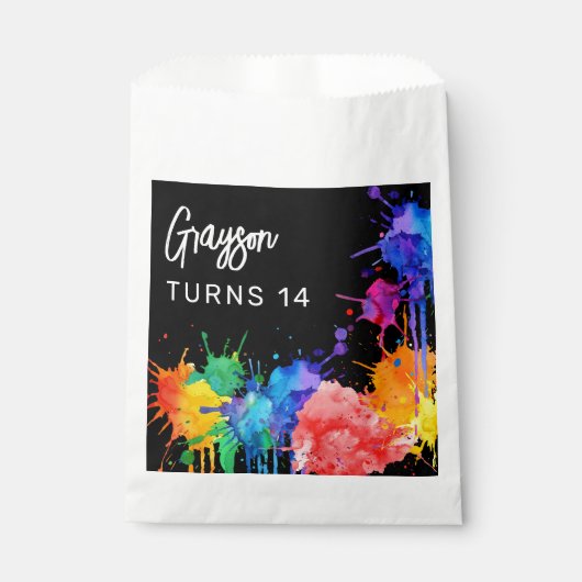 痛パーソナライズされたみ誕生会 フェイバーバッグ (正面)