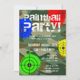 痛パーソナライズされた球パーティの招待状 招待状