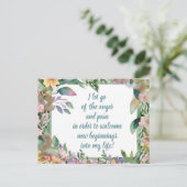 痛前向きみと怒りの手放し ポストカード (スタンド正面)