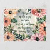 痛前向きみと怒りの手放し ポストカード (正面)