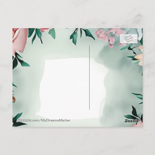 痛前向きみと怒りの手放し ポストカード (裏面)