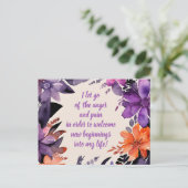 痛前向きみと怒りの手放し ポストカード (スタンド正面)