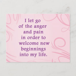 痛前向きみと怒りの手放し ポストカード