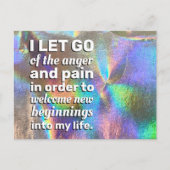 痛前向きみと怒りの手放し ポストカード (正面)