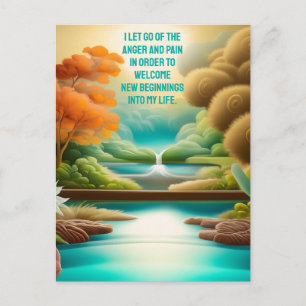 痛前向きみと怒りの手放し ポストカード