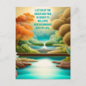 痛前向きみと怒りの手放し ポストカード (正面)