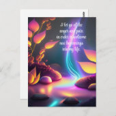 痛前向きみと怒りの手放し ポストカード (正面/裏面)