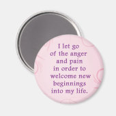 痛前向きみと怒りの手放し マグネット (正面/裏面)