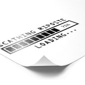 痛烈なコメント読み込み痛烈な批判 フォトプリント            (角)