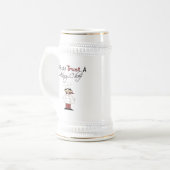 痩せ細ったシェフを決して信用しない ビールジョッキ (正面左)