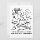 痩身クラブで会計士が帳簿をチェック シーズンカード (正面)