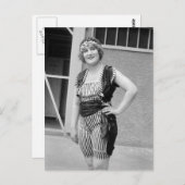 痩身ストライプ, 1920s ポストカード (正面/裏面)