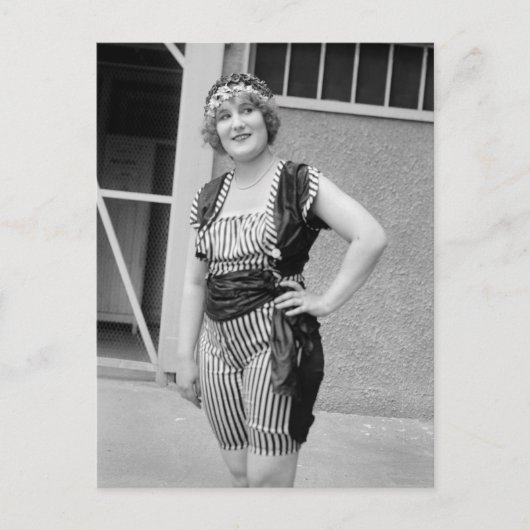 痩身ストライプ, 1920s ポストカード (正面)