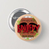 痰の除去における勇気 缶バッジ (正面&裏面)