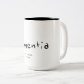 痴呆のマグ ツートーンマグカップ (正面右)