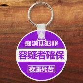 痴漢防止キーホルダー(日本語版) キーホルダー (正面)