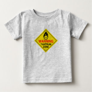 癇癪の地帯の幼児のワイシャツ ベビーTシャツ
