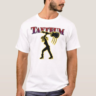癇癪のTシャツ1のシルエット Tシャツ