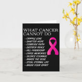 癌ができないこと – 認識度 – インスピレーション カード (黄色い花)